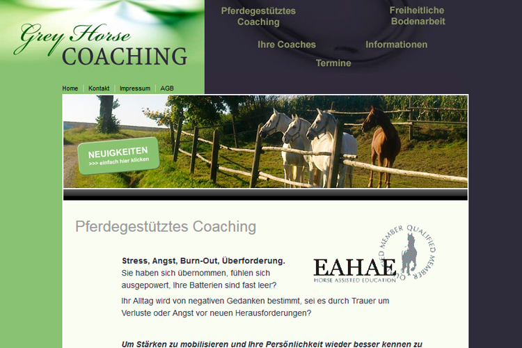 Website Grey Horse Coaching